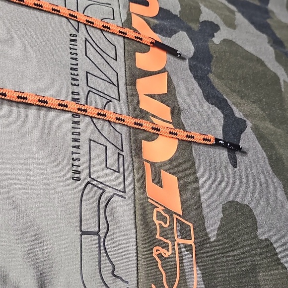 Ecko Green Camo Sleeveless Hoodie Size Medium - Picture 5 of 7